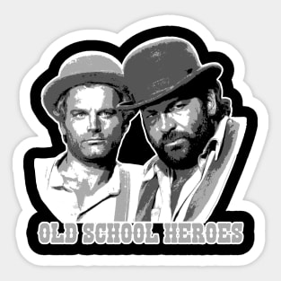 OLD SCHOOL HEROES - BUD SPENCER Sticker